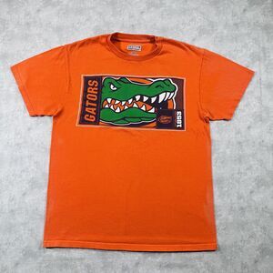 Majestic University of Florida Gators Mens M Orange College T-Shirt